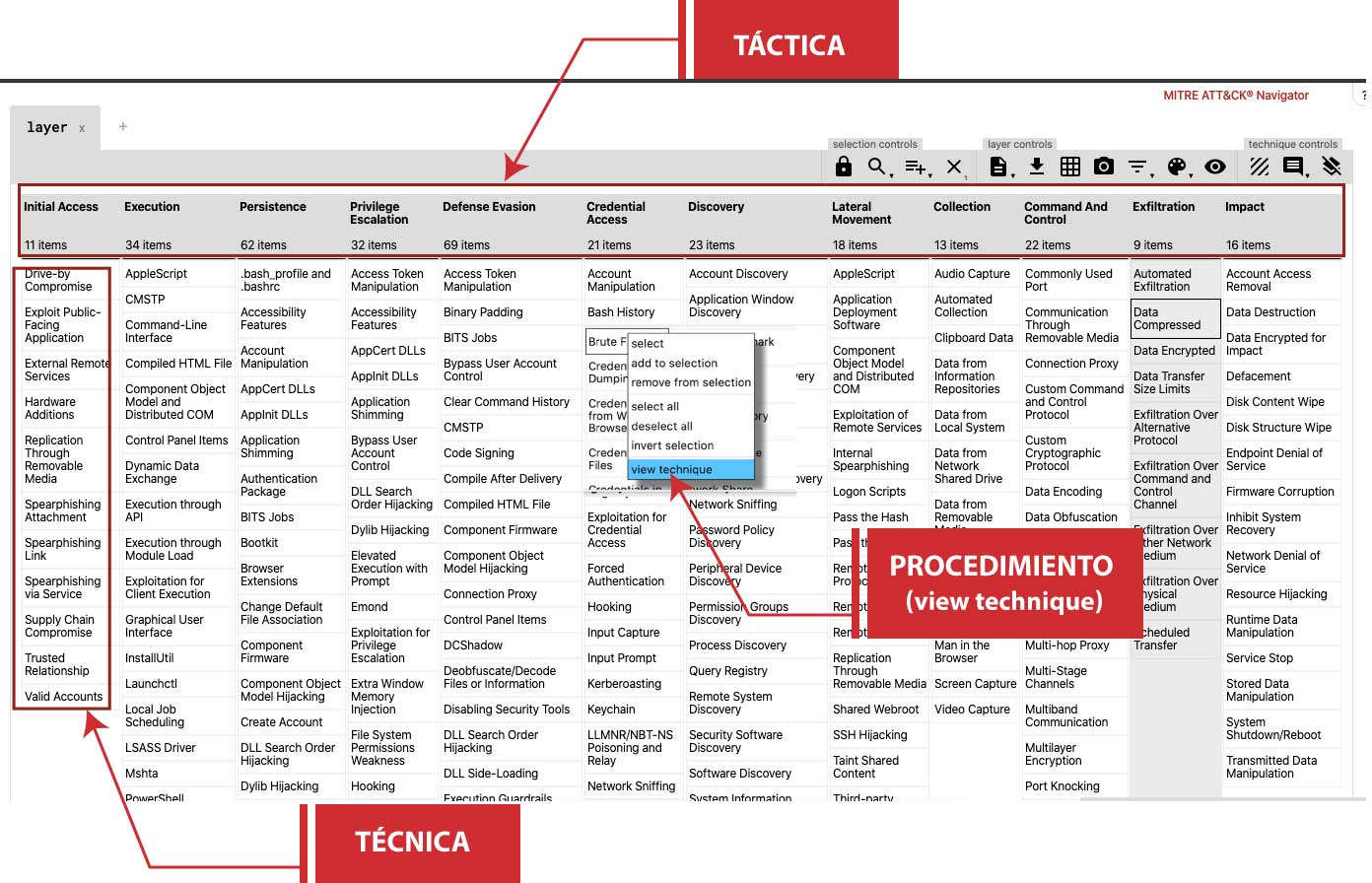 interfaz_MITRE_ATT&CK_Navigator_natasec interfaz_MITRE_ATT&CK_Navigator_natasec